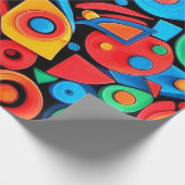 Künstlerische Formen Geschenkpapier (Ecke)