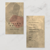 Künstlerische Formen und Wasserfarben Terminkarte (Vorne/Hinten)