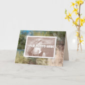 Künstlerische Foto-Frame-Karte Karte (Gelbe Blume)