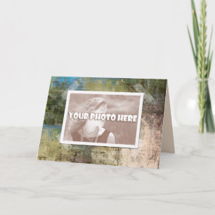 Künstlerische Foto-Frame-Karte Karte