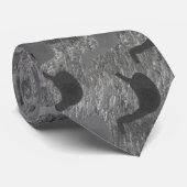 Künstlerische Gastroenterologe-Krawatte im Grau Krawatte (Gerollt)