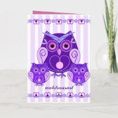 Künstlerische Geburtstagskarte mit Text Karte (Rückseite)