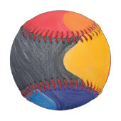 Künstlerische Gedanken Baseball (Rückseite)
