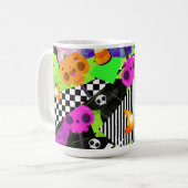 Künstlerische Gelee halloween hell und kühn Kaffeetasse (Vorderseite Links)