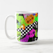 Künstlerische Gelee halloween hell und kühn Kaffeetasse (Links)