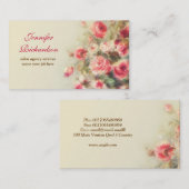 künstlerische gemalte Blumengeschäftskarten Visitenkarte (Vorne/Hinten)