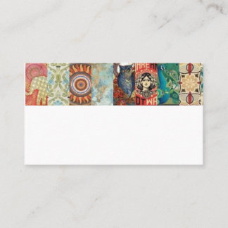 künstlerische Geschäftskarten Visitenkarte