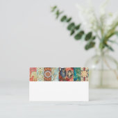 künstlerische Geschäftskarten Visitenkarte (Stehend Vorderseite)