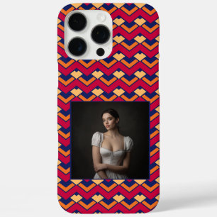 Künstlerische Geschenke für Ehemann Chevron-Muster iPhone 16 Pro Max Hülle