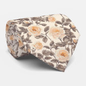 Künstlerische Geschenke für Ehemann Rosenblume Krawatte (Gerollt)