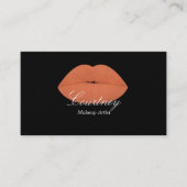 Künstlerische Gestaltung/Pfirsichlippen - dicke Vi Visitenkarte (Vorderseite)