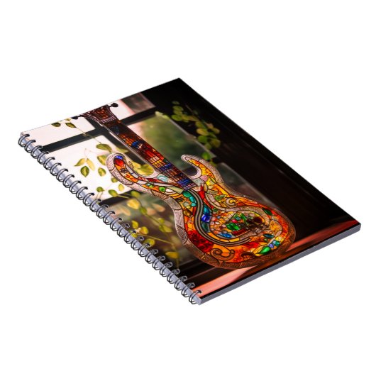 Künstlerische Gitarre Notizblock (Rechte Seite)