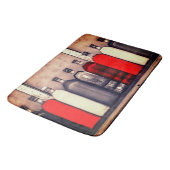 Künstlerische Glasflaschen Badematte (Schrägansicht)