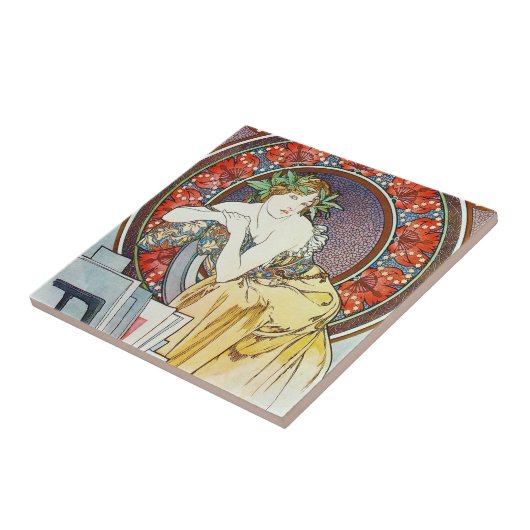 Künstlerische Göttin Fliese (Seite)