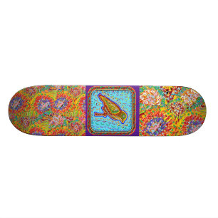 Künstlerische grafische Auswahl Skateboard