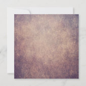 Künstlerische Grunge Love Vögel Hochzeit Einladung (Rückseite)