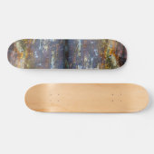 Künstlerische Grungy Wand Skateboard (Horizontal)