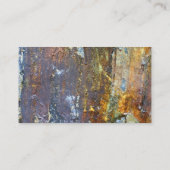 Künstlerische Grungy Wand Visitenkarte (Rückseite)