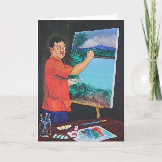 Künstlerische Grußkarte Karte (Vorderseite)