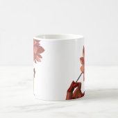 Künstlerische Hand mit Blumen-Kaffeetasse Kaffeetasse (Mittel)