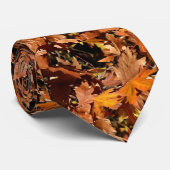 Künstlerische Herbstlaube im Herbst Sonnenschein Krawatte (Gerollt)