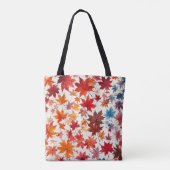 Künstlerische Herbstleaf Tote Tasche (Rückseite)