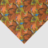 Künstlerische Herbstunterschiede Seidenpapier (Ausschnitt)