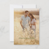 Künstlerische Herbstverläufe Save the Date (Rückseite)