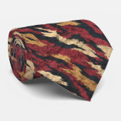 Künstlerische Herrenaccessoires Tigermuster Krawatte (Gerollt)