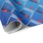 Künstlerische Herzen Geschenkpapier (Rolleneckpunkt)