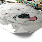 Künstlerische Hunde Kunst drucken Poster (Ecke)