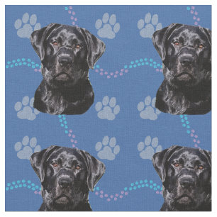 Künstlerische Hunde - Labrador Retriever v1 Stoff