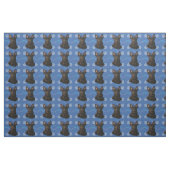Künstlerische Hunde - Schottischer Terrier v1 Stoff (Fat Quarter (45,7 x 55,9 cm))
