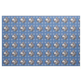 Künstlerische Hunde - Sibirischer Husky v2 Stoff (Fat Quarter (45,7 x 55,9 cm))