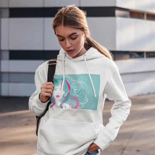 Künstlerische Illustration Hoodie