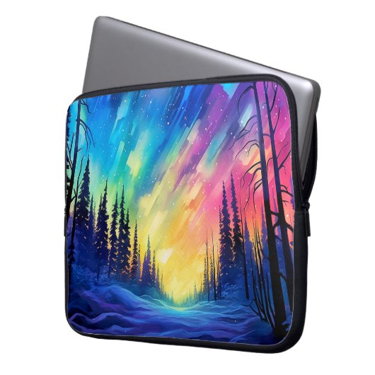 Künstlerische Illustration Laptopschutzhülle (Vorderseite Links)