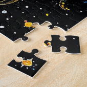 künstlerische Illustration von Sonne und Mond Puzzle (Seite)