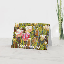 Künstlerische Impressionistin tuliert Muttertagska Karte