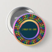 Künstlerische individuell anpassbare Kampagne Button (Vorne & Hinten)