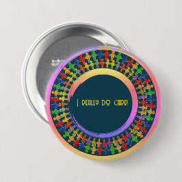 Künstlerische individuell anpassbare Kampagne Button