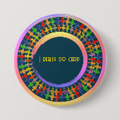 Künstlerische individuell anpassbare Kampagne Button (Vorderseite)