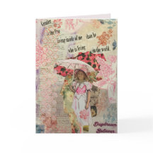 Künstlerische, inspirierende Karte