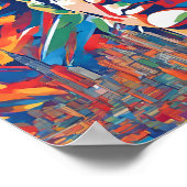 künstlerische Interpretation der Vereinigten Staat Poster (Ecke)