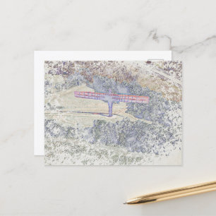 Künstlerische Interpretation des Angel of the Nort Postkarte
