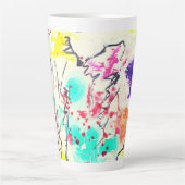 Künstlerische Kaffee-Tasse Milchtasse (Vorderseite)