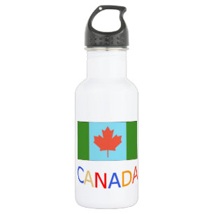Künstlerische kanadische Flagge Patriotismus. Can Trinkflasche