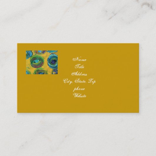 KÜNSTLERISCHE Karte des Geschäfts-3 (Vorderseite)