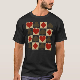 Künstlerische Karten-Symbole T-Shirt