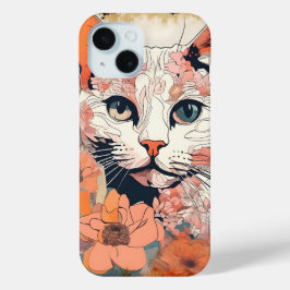 Künstlerische Katze Case-Mate iPhone Hülle