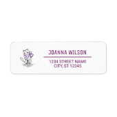 Künstlerische Katze Elegante Minimalistisch Modern (Vorne)